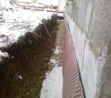 Mise en place du drainage