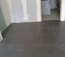 Pose carrelage garage