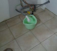 Pose carrelage cellier
