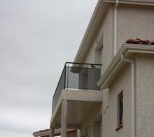 A notre arrivée...matinale : 2 chouettes étaient posées...!