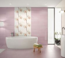 Faience salle de bains fille