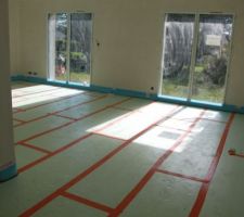 Isolation au sol avant chape