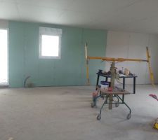 Salle de bain plaquée