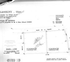 Notre terrain sur papier ....