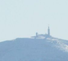 Zoom sur le Mont Ventoux depuis notre terrain