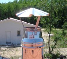 Chapeau conique sortie de toit