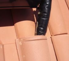 Liaison panneaux solaires thermique