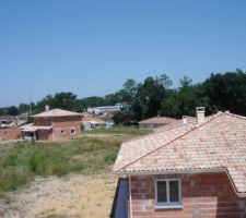 Vue nord de la toiture