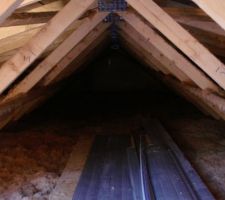 Plancher technique dans les combles
