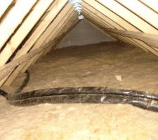 Reseau coloprteur panneaux soliares dans les combles