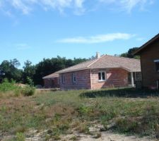 Vue du jardin &agrave; l'ouest