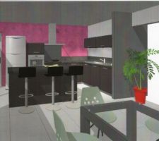 Photo "Cuisiniste n°2 : ilot fin"