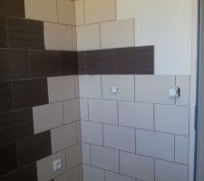 Finition en escalier