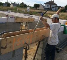 Utilisation de l'aiguille vibrante pour les poutres