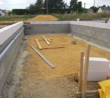 Réseau d'eau pluviale venant du toit