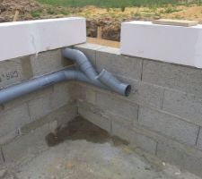 Deuxième gouttière (qui se raccorde à la première)