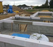 Décoffrage des poutres