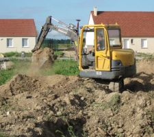 Premiers coups de pelle