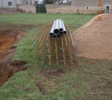 Ferraille pour les fondations