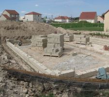 1ers rang parpaing du vide sanitaire