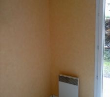 Cuisine avec le radiateur