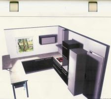 Cuisine - Modèle TREND Couleur Graphite Brossé