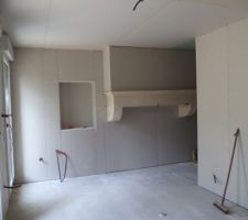 Chambre  /-futur salon