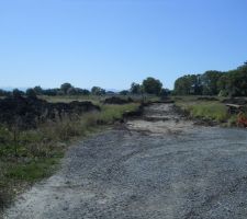 D&eacute;but des travaux de lotissement