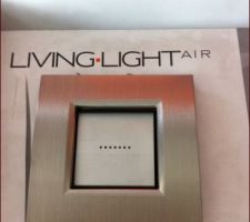 Interrupteur Living Light air de Hager