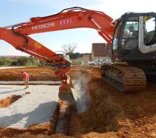 Mise en ?uvre des gravillons