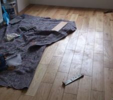 La couverture de protection, indispensable lors des différents passages. Les lingettes sont indispensables.