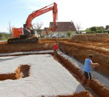 Mise en ?uvre des gravillons