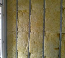 Laine de verre (G3 isover, isolation acoustique)