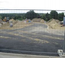 Future route qui traversera le lotissement