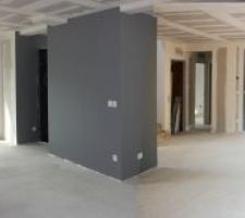 Peintures de la pi&egrave;ce &agrave; vivre au rez de chauss&eacute;e