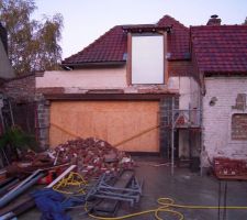 Mise en place du mur provisoire