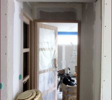 Placo couloir sejour vers chambre