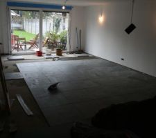 Pose carrelage extension