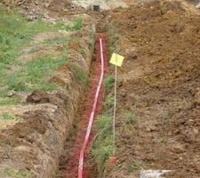 Viabilisation : Grillage avertisseur