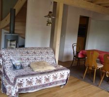 La maison commence à être habitable.
