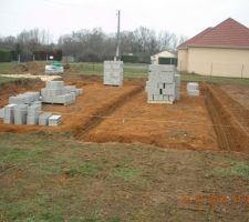 Mise en place du ferraillage