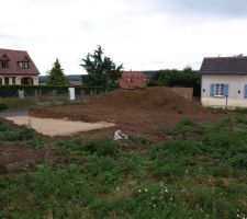 Chemin d'accès au chantier