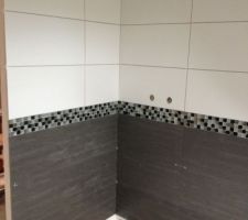 Carrelage mural dans la douche