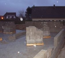 &Eacute;l&eacute;vation des murs