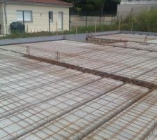 Feraillage plancher sous sol