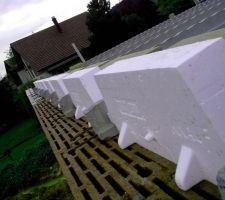 Pr&eacute;paration dalle &eacute;tage - rupture des ponts thermiques