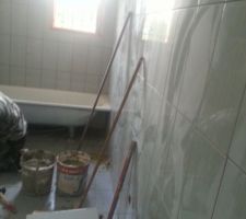 Carrelage murs SDB du haut  et sol