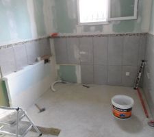 Salle de bains en cours