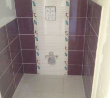 Toilettes du haut presque finies