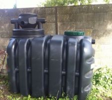 Recuperateur d eau de pluie, 2500l